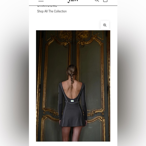 Bailey long sleeve dress - charcoal xxs
Yllwthelabel - Picture 2 of 7